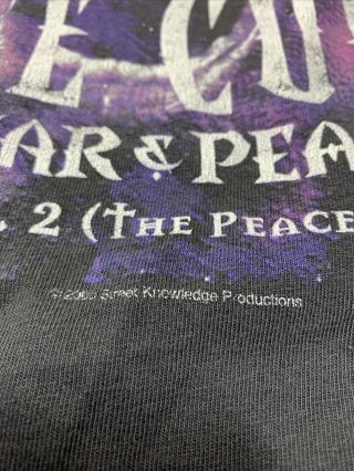 Ice Cube War And Peace Vol 2 Winterland XXL Vintage Rap Shirt Y2K Vtg 2