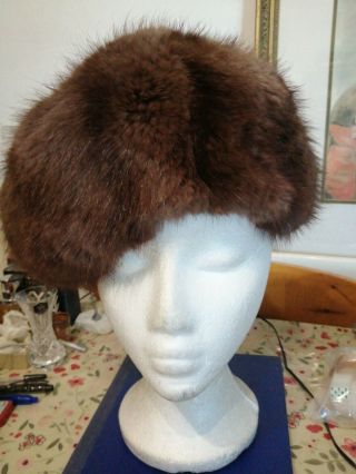 Vintage 1950s Fur Hat