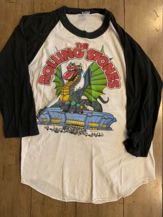 Vintage Rolling Stones Concert T - Shirt - 1981 Rolling Stones Tour