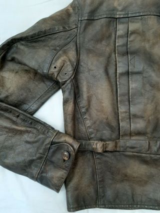 Polo Ralph Lauren Womens Leather Jacket,  RRL,  Vntg,  Rare.  One of a Kind.  Size M 6
