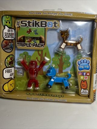 Stikbot Triple Pack - Package That Do Have Some Damage - Animated Fun