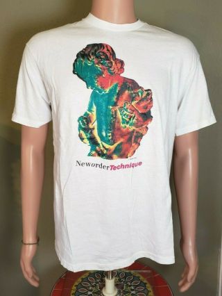 Rare Vtg (1989) Order Technique Tour Joy Division Concert T - Shirt