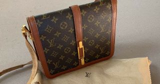 Louis Vuitton ‘sac Rond Point’ Monogrammed Vintage Handbag With Dust Cover