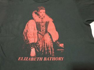 Elizabeth Bathory T Shirt Serial Killer Countess Dracula Metal Music Vampire Xl