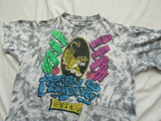 Vtg 80s September 1989 Jerry Garcia Band Tie Dye T Shirt Grateful Dead XL 90s OG 2