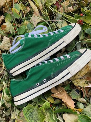 Vtg 1970s Converse Shoes Size 11 Jack Purcell Low Top Cons Made In Usa