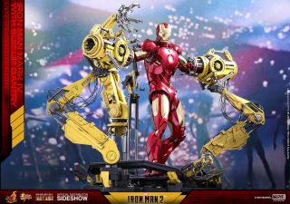 Iron Man Mark Iv With Suit - Up Gantry