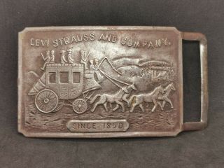 VINTAGE LEVI STRAUSS AND COMPANY BUCKLE 2