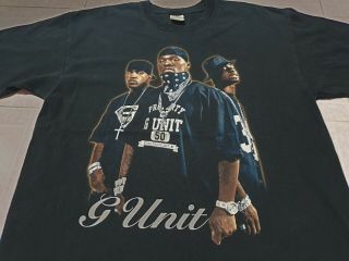 Rare Vintage 50 Cent G Unit Beg For Mercy Promo T - Shirt Rap Tee Hip Hop Xl