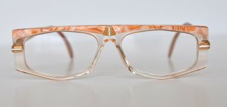 Cazal Vintage Eyeglasses - Ex - Display - Model 192 - Col.  193 - Gold & Marble Pink