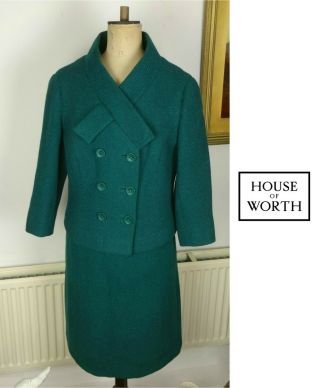 True Vintage House Of Worth 1940s Suit Jacket Ladies Antiques