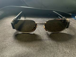 Gianni Versace Mod.  70 Col.  91m Vintage Sunglasses / Eyeglasses Black Gold - Rare