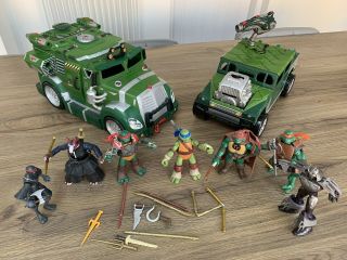 Teenage Mutant Ninja Turtles Bundle (tracker And Battle Shell Vehicles)