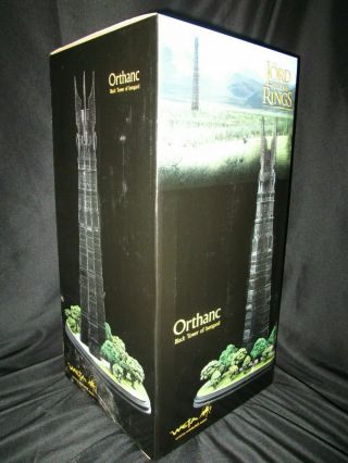 WETA LOTR THE TWO TOWERS ORTHANC BLACK TOWER OF ISENGARD ENVIRONMENT STATUE 3