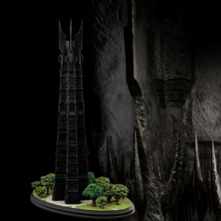 WETA LOTR THE TWO TOWERS ORTHANC BLACK TOWER OF ISENGARD ENVIRONMENT STATUE 5