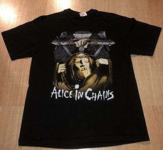Vtg 90s Alice In Chains T Shirt Bleed The Freak Dirt Pearl Jam Nirvana