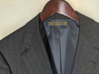 Brooks Bros.  Vintage USA Golden Fleece Wool Suit with Vest 3 Btn 1 Vent 43 Long 3