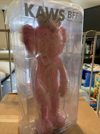 KAWS BFF Open Edition Pink Vinyl Figure Art Toy 2