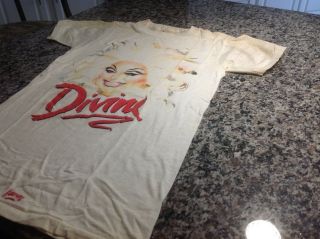 Vintage Late 70s Divine T - Shirt John Waters Pink Flamingos,  Female Trouble; Wow