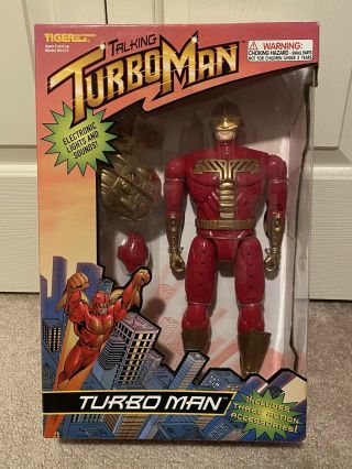 Turboman 1996 Jingle All The Way Arnold Schwarzenegger In The Box Nib