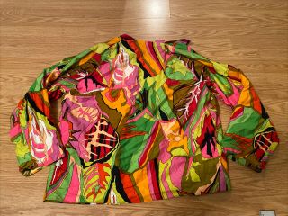 Vtg 70s all over print Taperflex water ski Jacket colorful made in USA 5