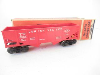 Lionel Post - War 6476 Lehigh Valley Hopper - 0/027 - Ln - Boxed - B10