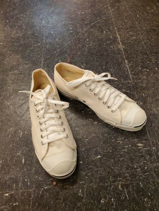 Vintage 1990’s Converse Jack Purcell Deadstock Size 10 Made In Usa