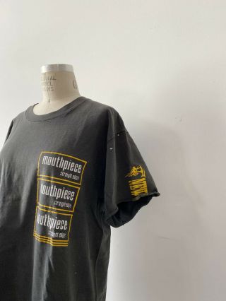 ⭕ 90s Vintage Mouthpiece T - Shirt : Punk Hardcore Sxe Minor Threat Youth Of Today