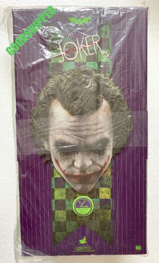 Ready Hot Toys The Dark Knight Tdk Joker Heath Ledger 1/4 Qs010 470mm