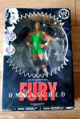 Extremely Rare Wwe Mr Perfect Jakks Classic Unmatched Fury Series Figure