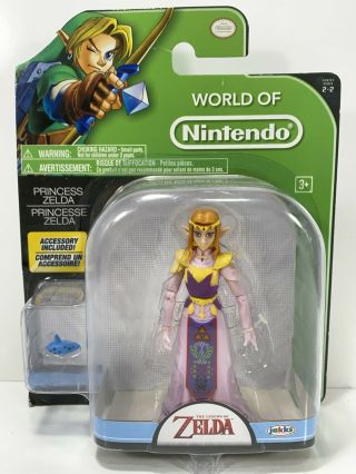 World Of Nintendo 4 " Princess Zelda Action Figure Series 2 - 2 Legend