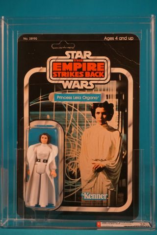 Star Wars Afa 70,  Esb Princess Leia Organa 32 Back A - Vintage Moc Carded