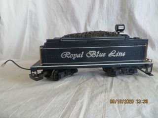 Bachmann Big Haulers 1332 Royal Blue Line Coal Tender G Scale Vintage Nos.