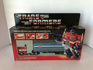 1984 Hasbro Transformers G1 Autobot Commander Optimus Prime