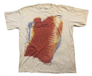 Vtg 80s The Cure Kissing Tour T Shirt The Smiths Joy Division The Clash Marvel