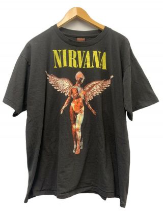Vintage Nirvana In Utero Shirt Sz Xl 90s Band Tee