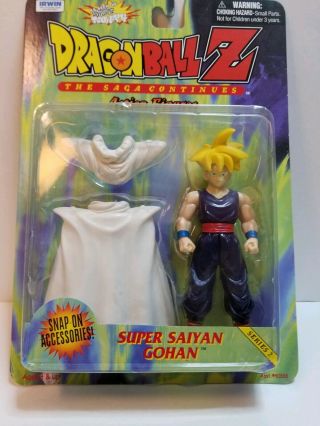 Saiyan Gohan Action Figure Dragonball Z Series 2 Irwin 1999