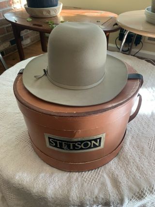 Old Vintage Stetson Western Twenty Five Hat Size 7 3/8 W/ Box Condtn