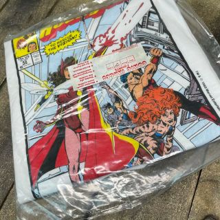 L Deadstock Vtg 80s 1989 West Coast Avengers Marvel Comic T Shirt X Men