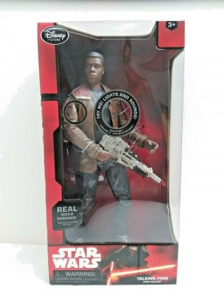 Disney Store Exclusive Star Wars Talking Finn Lights And Sounds Figure
