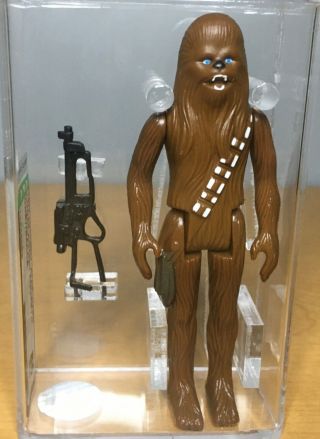 Star Wars Vintage Chewbacca Lili Ledy Black Crossbow Afa 85 Nm,
