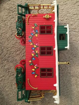Train Car by Bright Ltd Caboose & Pump Car “Christmas Express 
