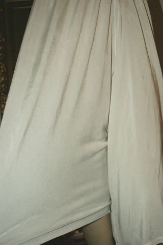 Glänzender Unterrock Hosenrock Elegant Seidenglatt Viscose Weiß 42