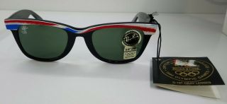 Vintage Ray Ban Sunglasses Bausch & Lomb Olympic Games " Albertville 1992 " G - 15