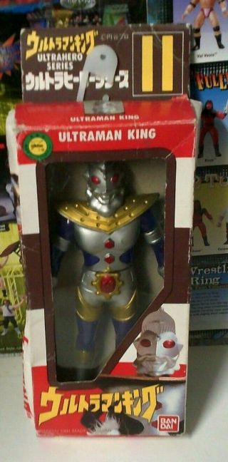 Ultraman King 1988 Ultra Hero 6 " Figure Vintage Rare Bandai Made In Japan W/box