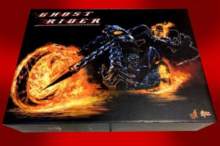 Hot Toys Movie Masterpiece 1/6 " Ghost Rider " With Hell - Cycle Mms133