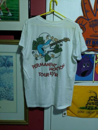 Aerosmith Permanent Vacation 1987/88 Single Stitched Tour T Shirt Size XL, 2