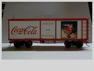 On30 Bachmann Hawthorne Village Old Time Christmas Coca Cola Box Car