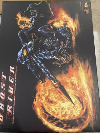 Hot Toys Movie Masterpiece 1/6 " Ghost Rider " With Hell - Cycle Mms133