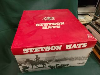 Vintage Stetson 4X Beaver Cowboy Hat Size 7 1/4 NRA limited edition,  box JREP 6